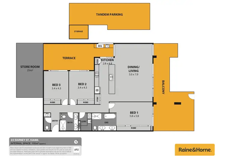 Floorplan of Homely apartment listing, 2/2 Barney Street, Kiama NSW 2533