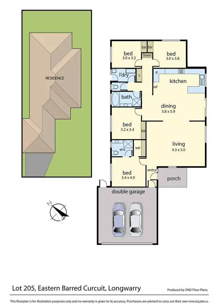 Floorplan of Homely house listing, 16 (Lot 205) Eastern Barred Circuit, Longwarry VIC 3816