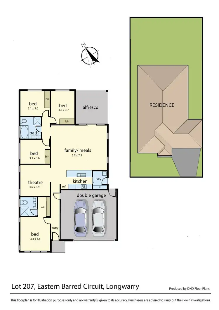 Floorplan of Homely house listing, 20 (Lot 207) Eastern Barred Circuit, Longwarry VIC 3816
