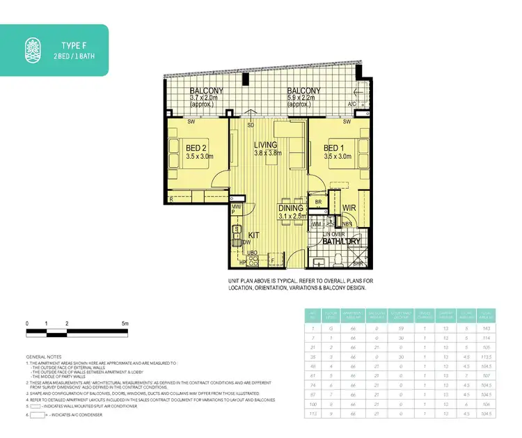 Floorplan of Homely apartment listing, 113/5 Rowe Avenue, Rivervale WA 6103