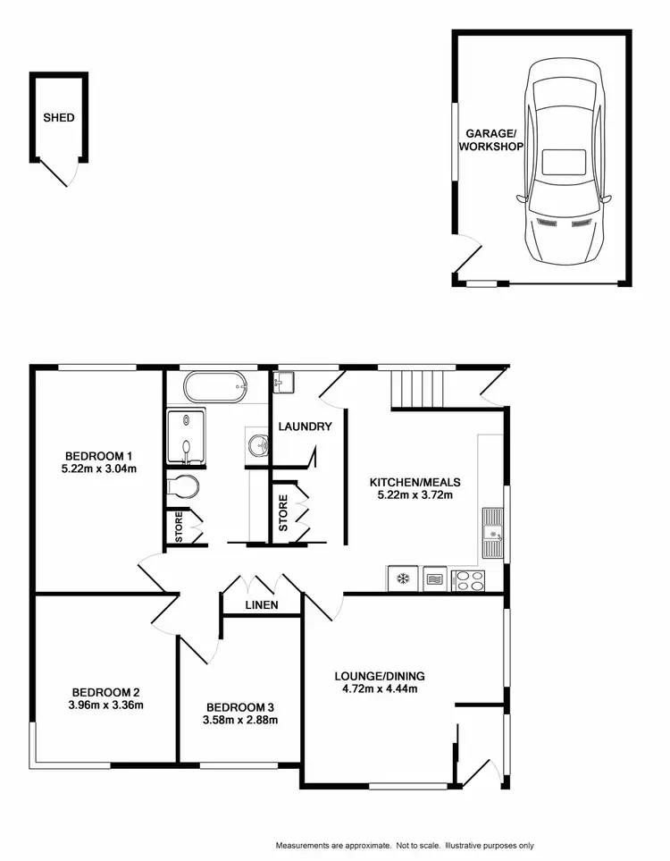 Floorplan of Homely house listing, 23 St Johns Road, Campbelltown NSW 2560