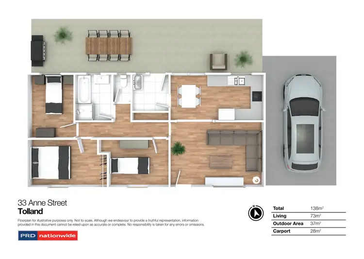 Floorplan of Homely house listing, 33 Anne Street, Tolland NSW 2650