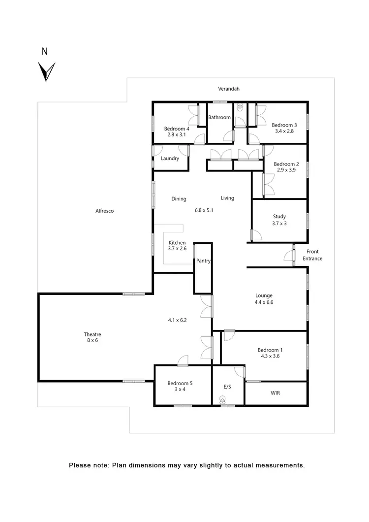 Floorplan of Homely house listing, 726 Moonlight Road, Berringa VIC 3351