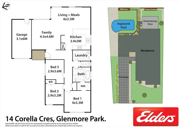 Floorplan of Homely house listing, 14 Corella Crescent, Glenmore Park NSW 2745