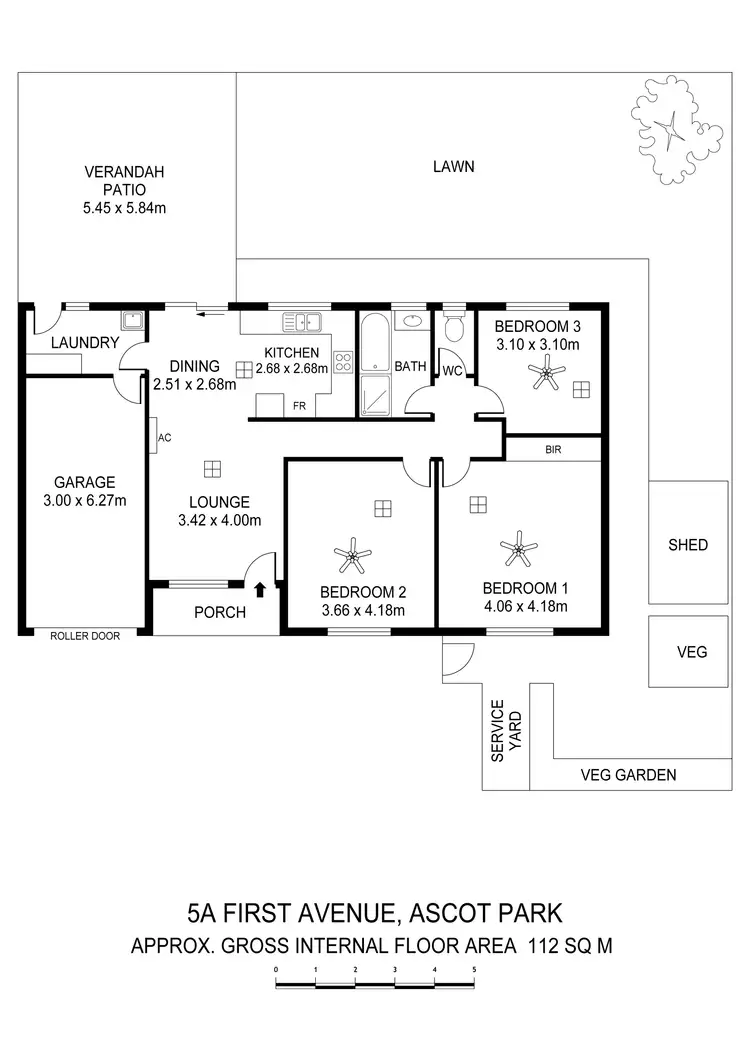 Floorplan of Homely house listing, 2/5a First Avenue, Ascot Park SA 5043