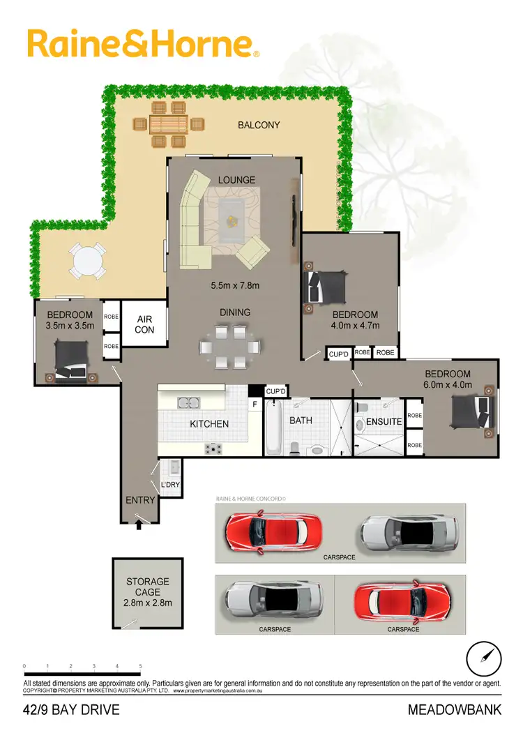Floorplan of Homely apartment listing, 42/9 Bay Drive, Meadowbank NSW 2114
