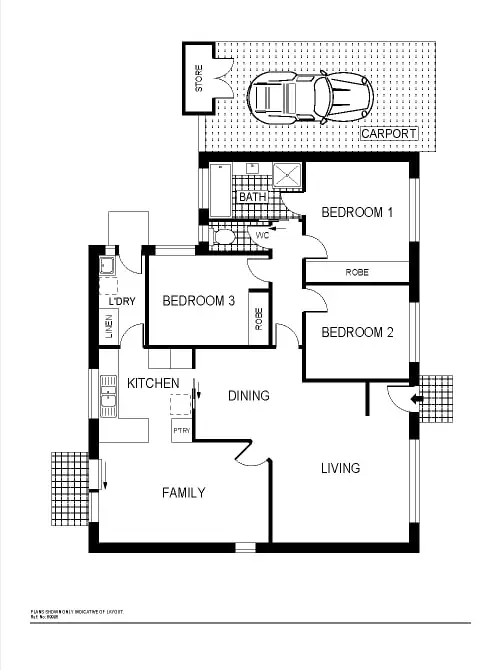 Floorplan of Homely house listing, 15/54 Cromwell cct, Isabella Plains ACT 2905