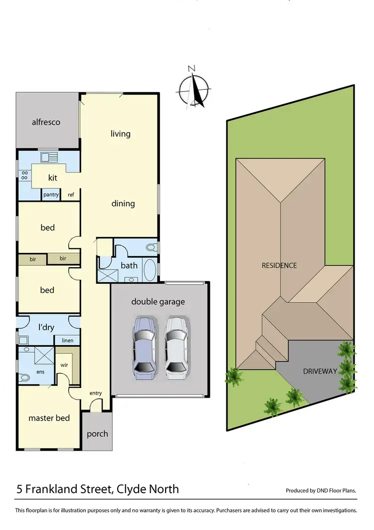 Floorplan of Homely house listing, 5 Frankland Street, Cranbourne East VIC 3977