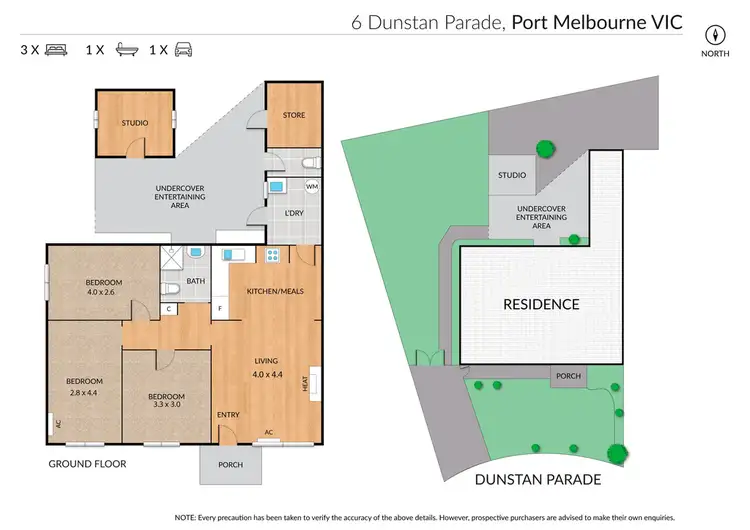 Floorplan of Homely house listing, 6 Dunstan Parade, Port Melbourne VIC 3207