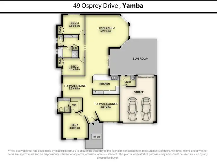 Floorplan of Homely house listing, 49 Osprey Drive, Yamba NSW 2464