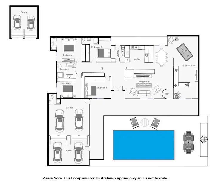 Floorplan of Homely house listing, 22 MACKAY DRIVE, Dubbo NSW 2830