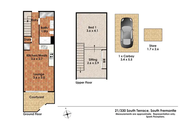 Floorplan of Homely house listing, 21/330 South Terrace, South Fremantle WA 6162
