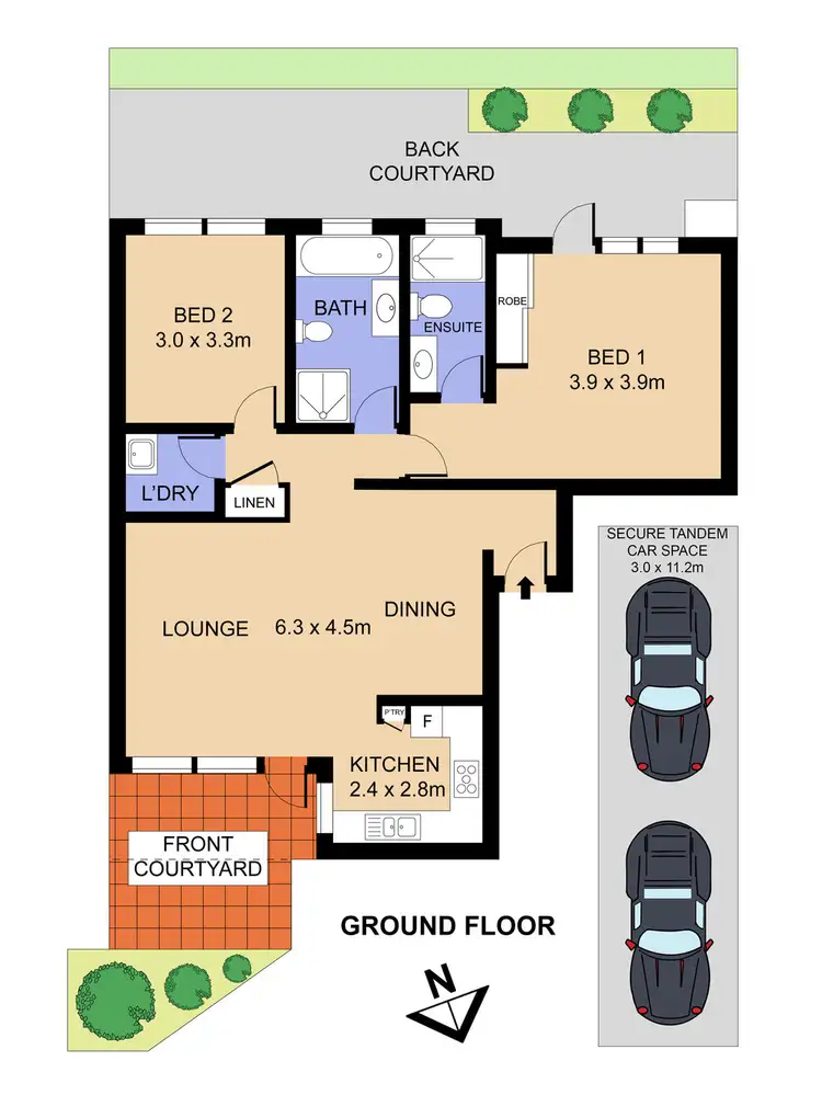 Floorplan of Homely unit listing, 5/70-74 Burwood Road, Burwood Heights NSW 2136