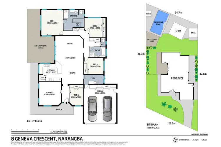 Floorplan of Homely house listing, 8 Geneva Crescent, Narangba QLD 4504