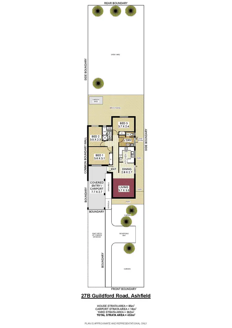 Floorplan of Homely house listing, 27B Guildford Road, Ashfield WA 6054
