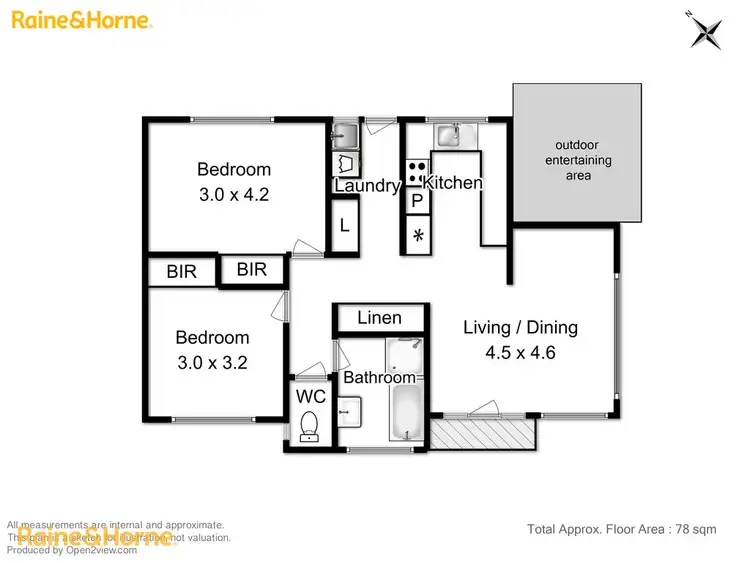 Floorplan of Homely villa listing, 2/158 Roslyn Avenue, Blackmans Bay TAS 7052