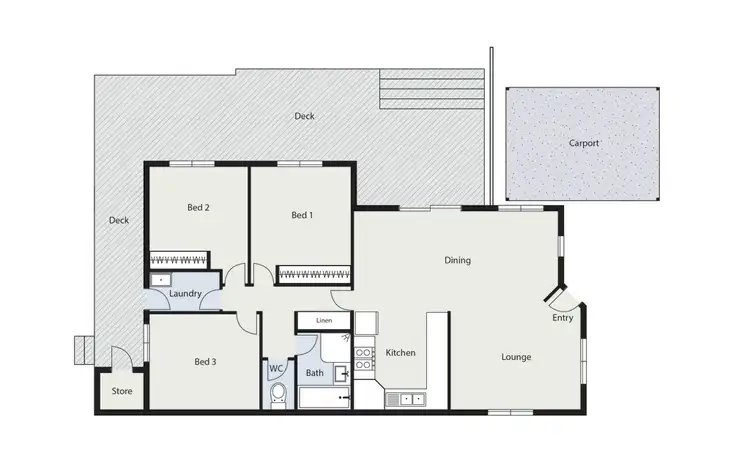 Floorplan of Homely house listing, 115 Keverstone Circuit, Isabella Plains ACT 2905