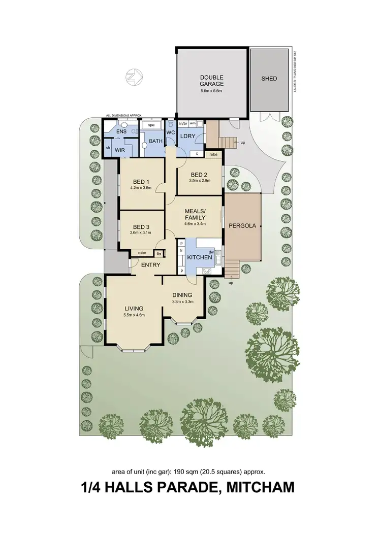 Floorplan of Homely house listing, 1/4 Halls Parade, Mitcham VIC 3132