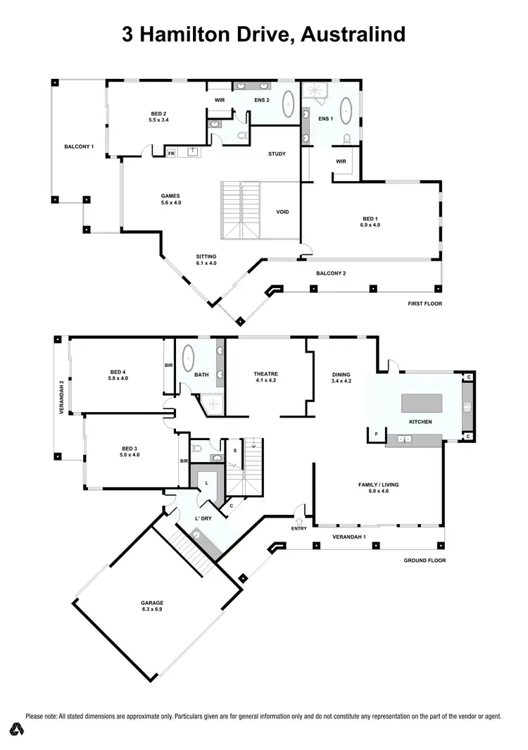 Floorplan of Homely house listing, 3 Hamilton Court, Australind WA 6233