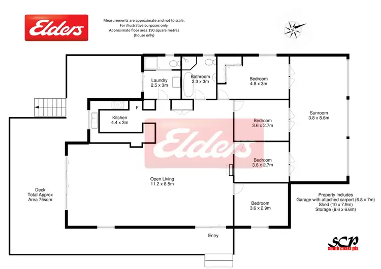 Floorplan of Homely house listing, 74 TOMAKIN ROAD, Mogo NSW 2536