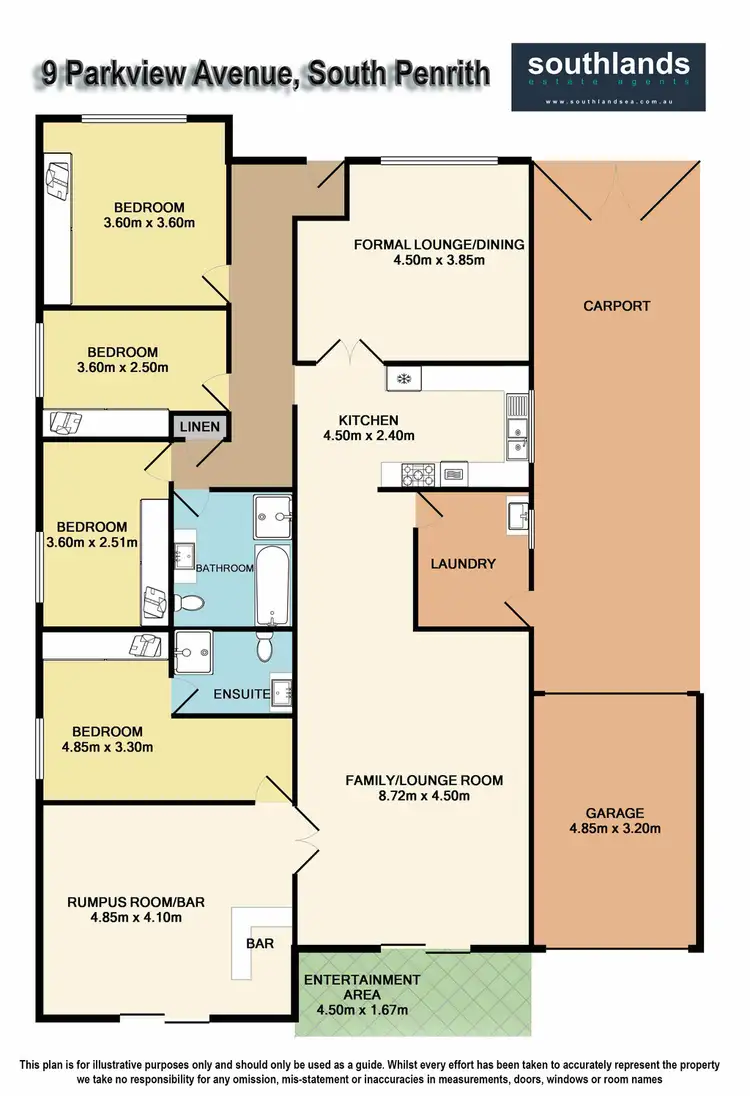 Floorplan of Homely house listing, 9 Parkview Avenue, South Penrith NSW 2750