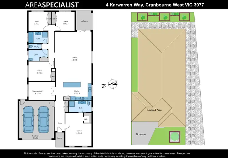 Floorplan of Homely house listing, 4 Karwarren Way, Cranbourne West VIC 3977