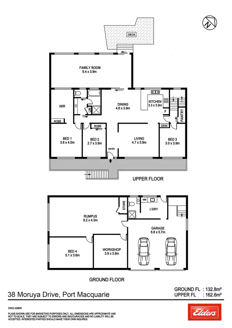 Floorplan of Homely house listing, 38 Moruya Drive, Port Macquarie NSW 2444