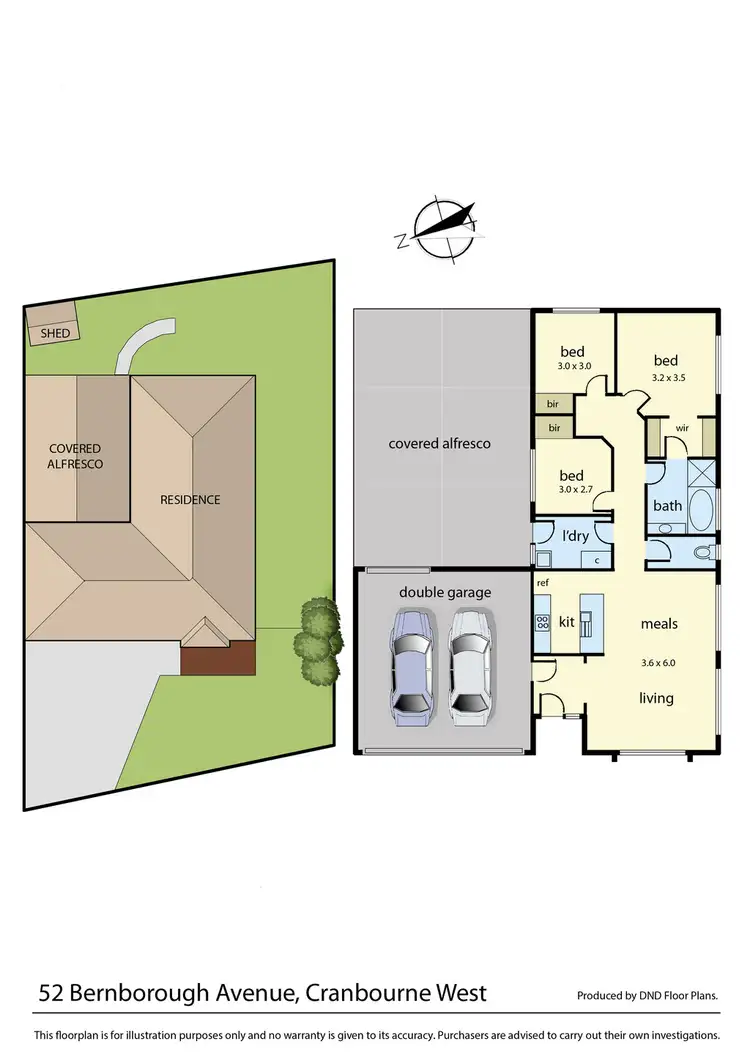 Floorplan of Homely house listing, 52 Bernborough Avenue, Cranbourne West VIC 3977