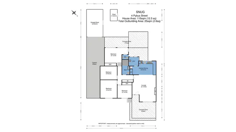 Floorplan of Homely house listing, 4 Pybus Street, Snug TAS 7054