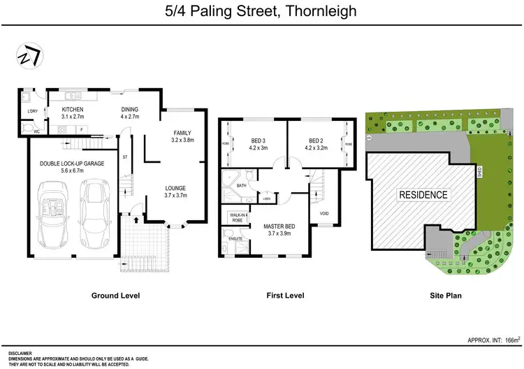 Floorplan of Homely townhouse listing, 5/4 Paling Street, Thornleigh NSW 2120