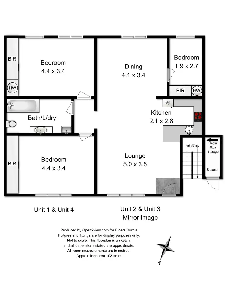 Floorplan of Homely unit listing, 17 Verelle Street, Hillcrest TAS 7320
