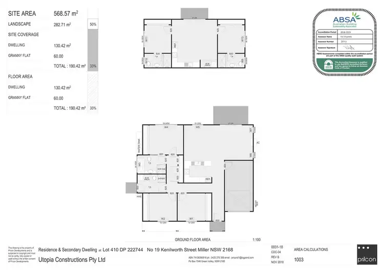 Floorplan of Homely land listing, 19 Kenilworth Street, Miller NSW 2168