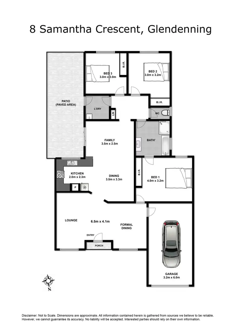 Floorplan of Homely house listing, 8 Samantha Crescent, Glendenning NSW 2761