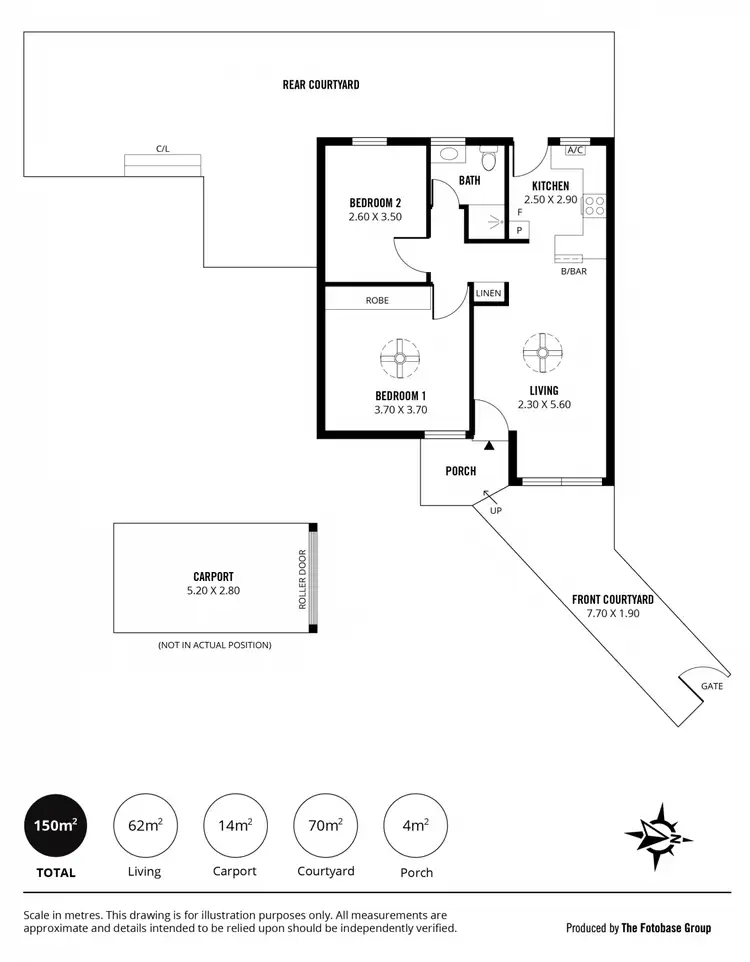 Floorplan of Homely unit listing, 3/65 Byre Avenue, Somerton Park SA 5044