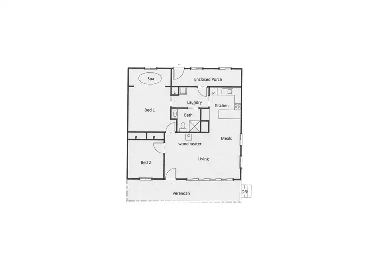 Floorplan of Homely house listing, 62 Scott Road, Halls Gap VIC 3381