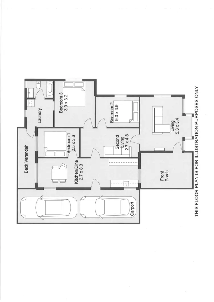 Floorplan of Homely house listing, LOT 39 JOHNSON STREET, Kybybolite SA 5262