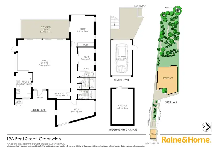 Floorplan of Homely house listing, 19A Bent Street, Greenwich NSW 2065