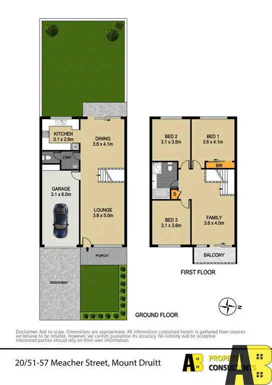 Floorplan of Homely townhouse listing, 20/51-57 MEACHER STREET, Mount Druitt NSW 2770