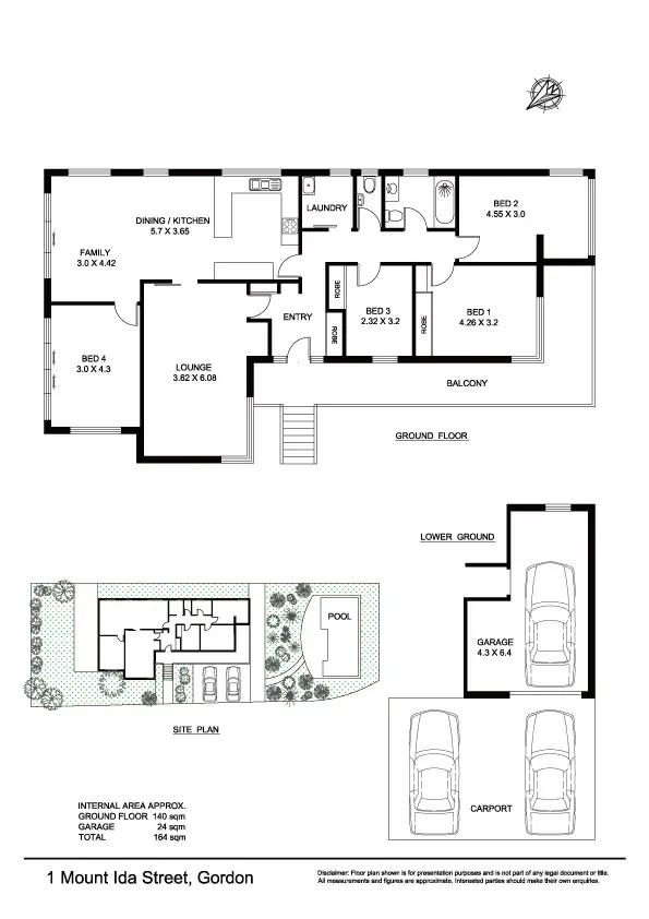 Floorplan of Homely house listing, 1 Mt Ida street, Gordon NSW 2072