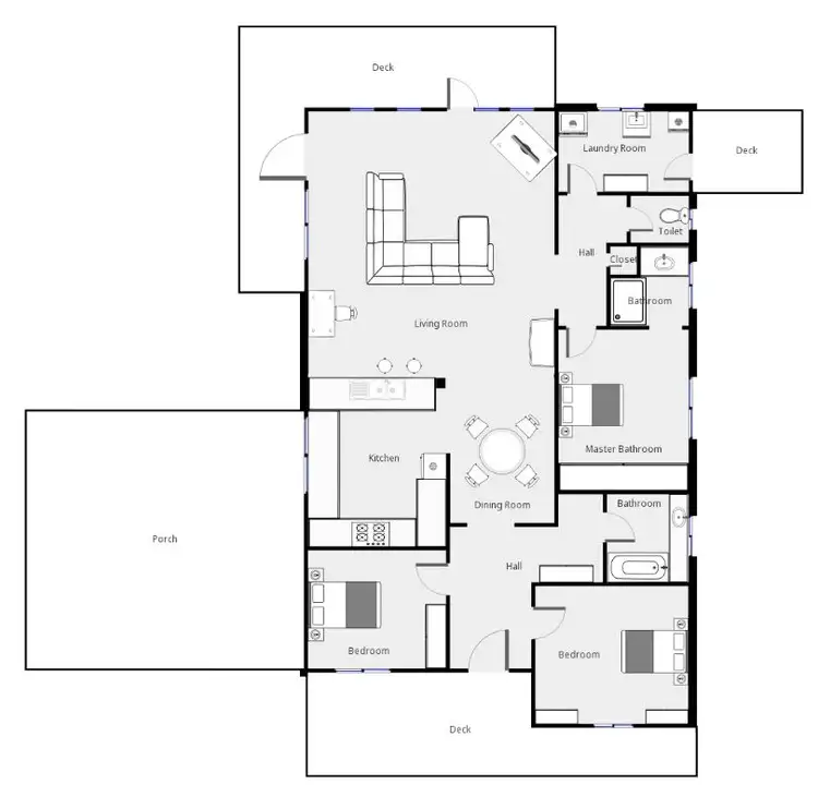 Floorplan of Homely house listing, 419 Ontario Avenue, Mildura VIC 3500