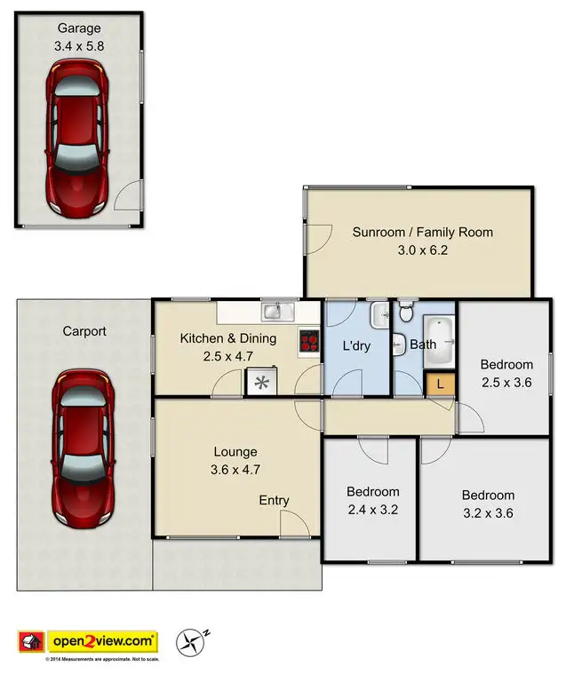 Floorplan of Homely house listing, 64 Parkes Crescent, Blackett NSW 2770