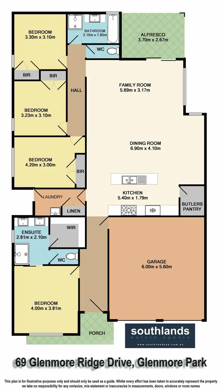 Floorplan of Homely house listing, 69 Glenmore Ridge Drive, Glenmore Park NSW 2745