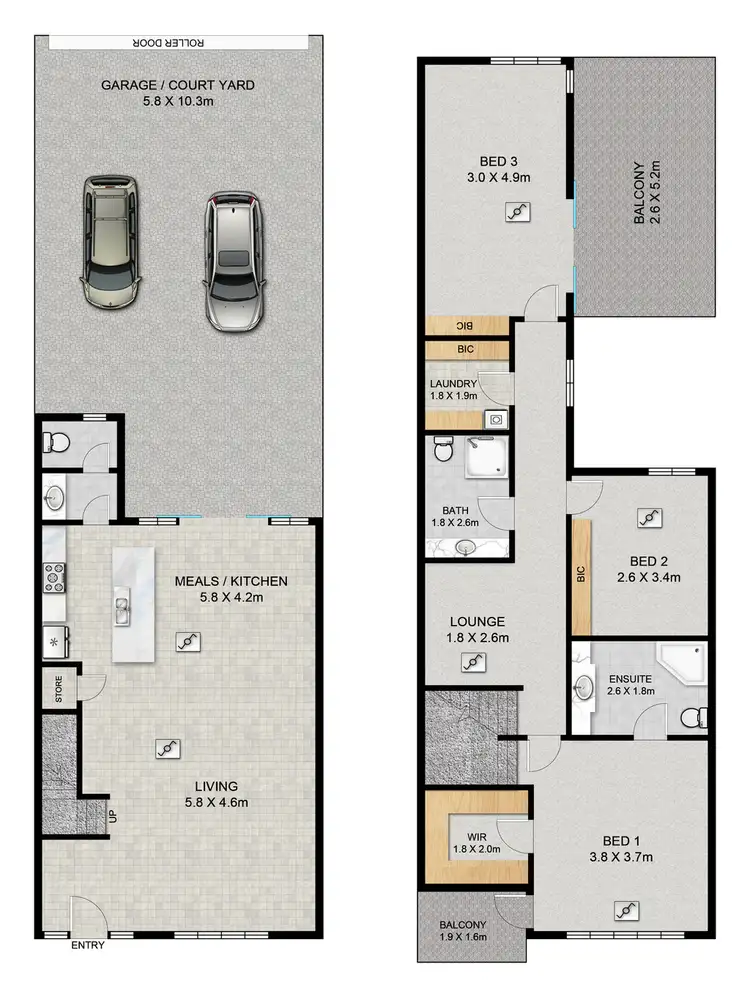 Floorplan of Homely house listing, 3C Nash Street, Grange SA 5022