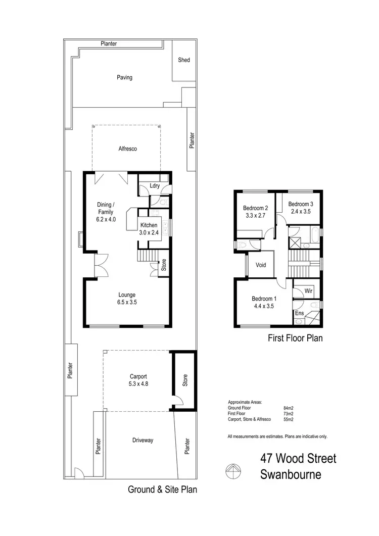 Floorplan of Homely house listing, 47 Wood Street, Swanbourne WA 6010