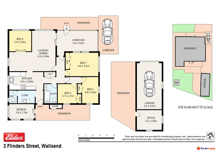 Floorplan of Homely house listing, 3 FLINDERS STREET, Wallsend NSW 2287