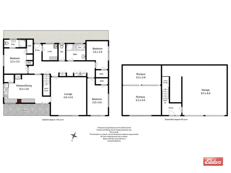Floorplan of Homely house listing, 97 Grandview Avenue, Park Grove TAS 7320