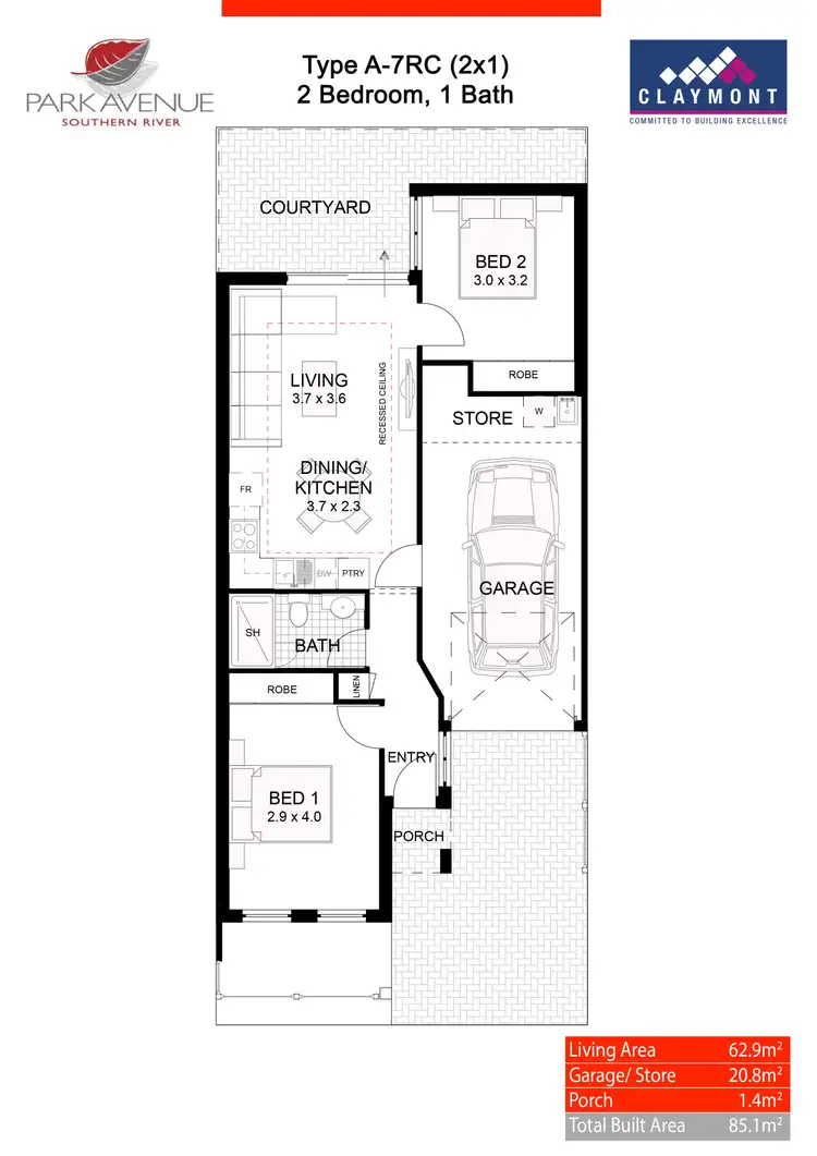 Floorplan of Homely house listing, 28 Ganges Street, Southern River WA 6110