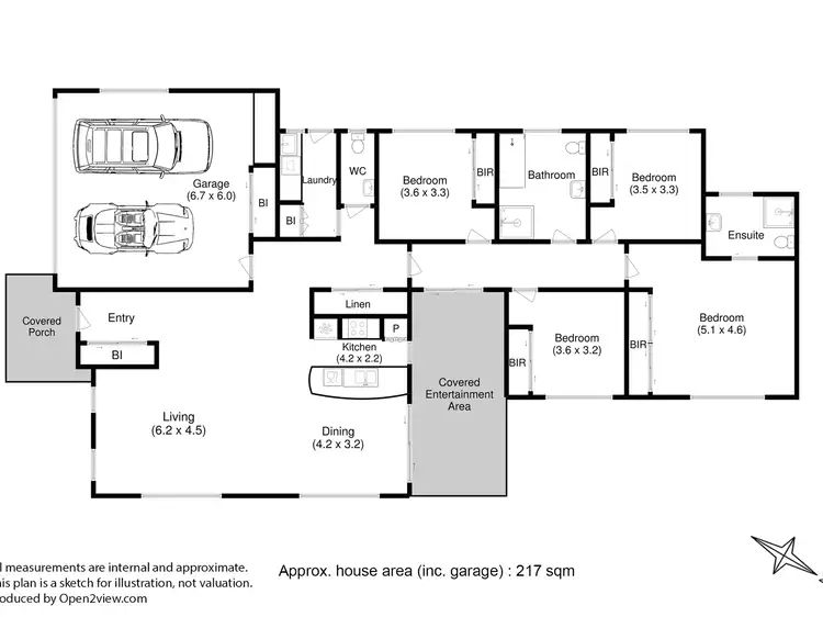 Floorplan of Homely house listing, 44 Yarraman Drive, Kingston TAS 7050
