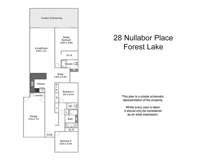 Floorplan of Homely house listing, 28 Nullarbor Circuit, Forest Lake QLD 4078