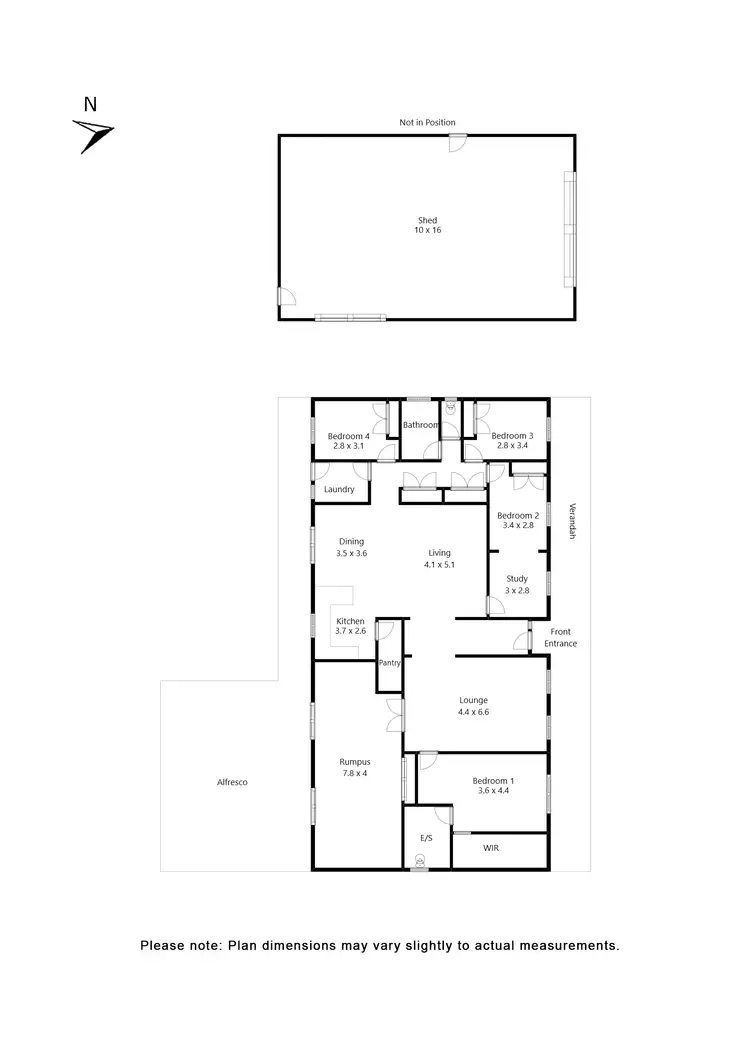 Floorplan of Homely house listing, 511 Old Melbourne Road, Ballan VIC 3342